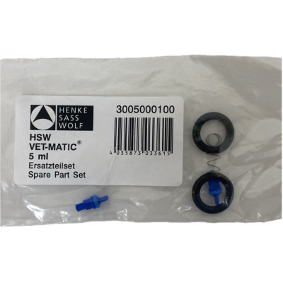 Juego válvulas y juntas jeringa Vet matic 5ml