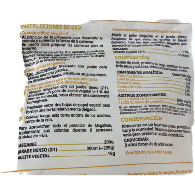megabee en polvo 2kg