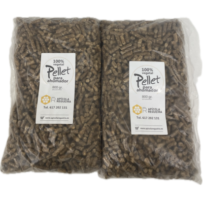 Combustible ahumados. Pellets vegetales.